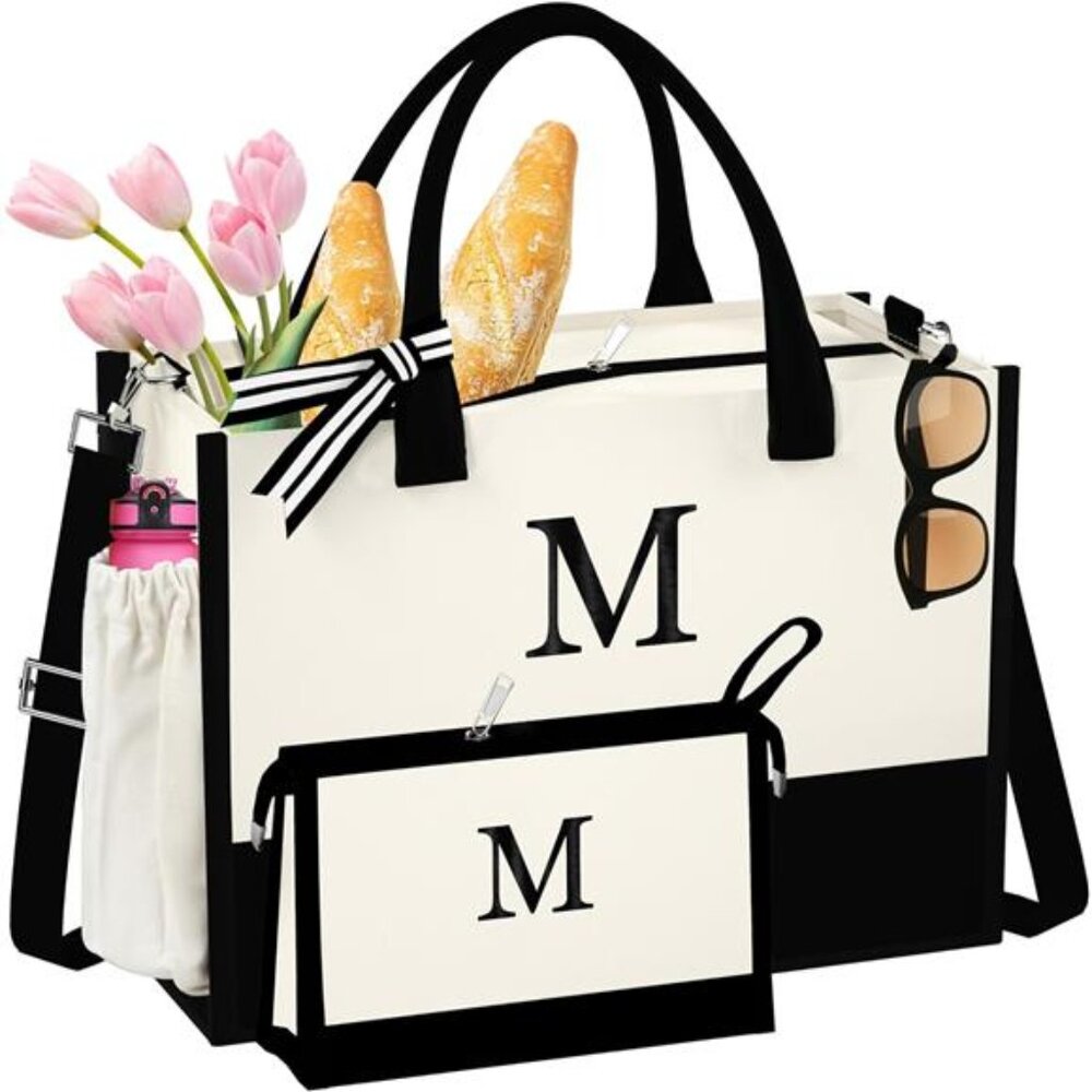 Christmas Gifts Stocking Stuffers for Women - Canvas Tote Bag, Birthday Gifts